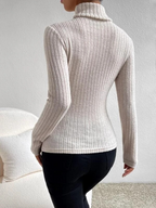 The Élodie Ribbed Turtleneck